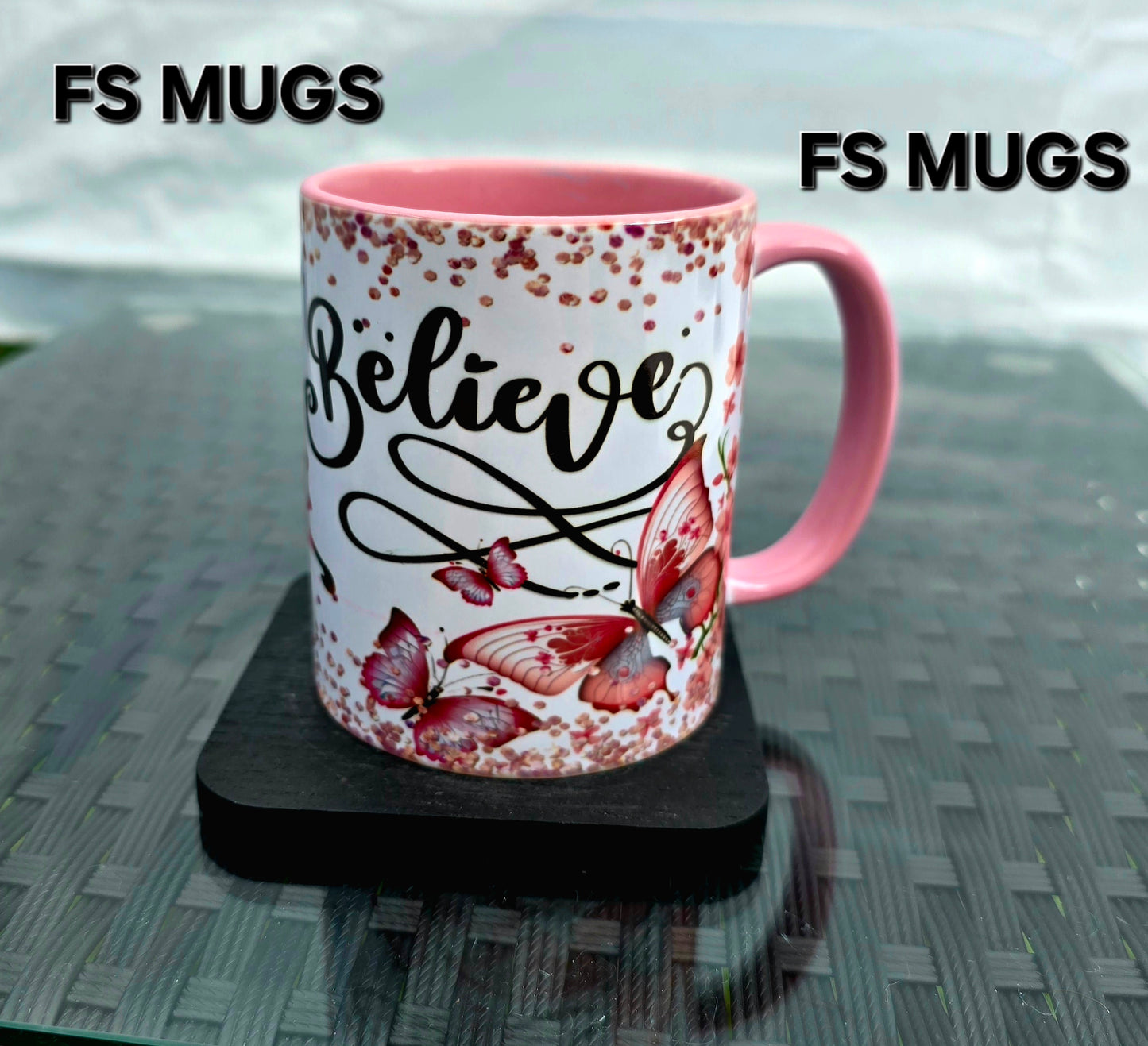 Personalised Mugs Believe